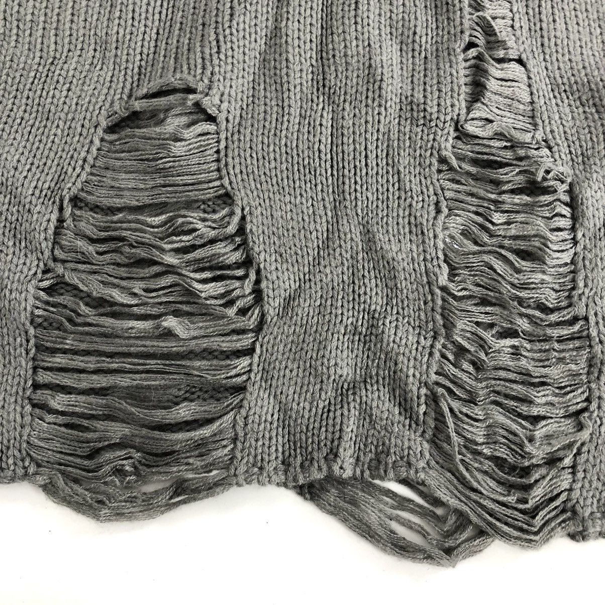 If Six Was Nine × Japanese Brand × Le Grande Bleu (L.G.B.) 2000s Tie Card Log Destroyer Grunge Lgb Punk Style Knitted Size US M / EU 48-50 / 2 - 6 Thumbnail