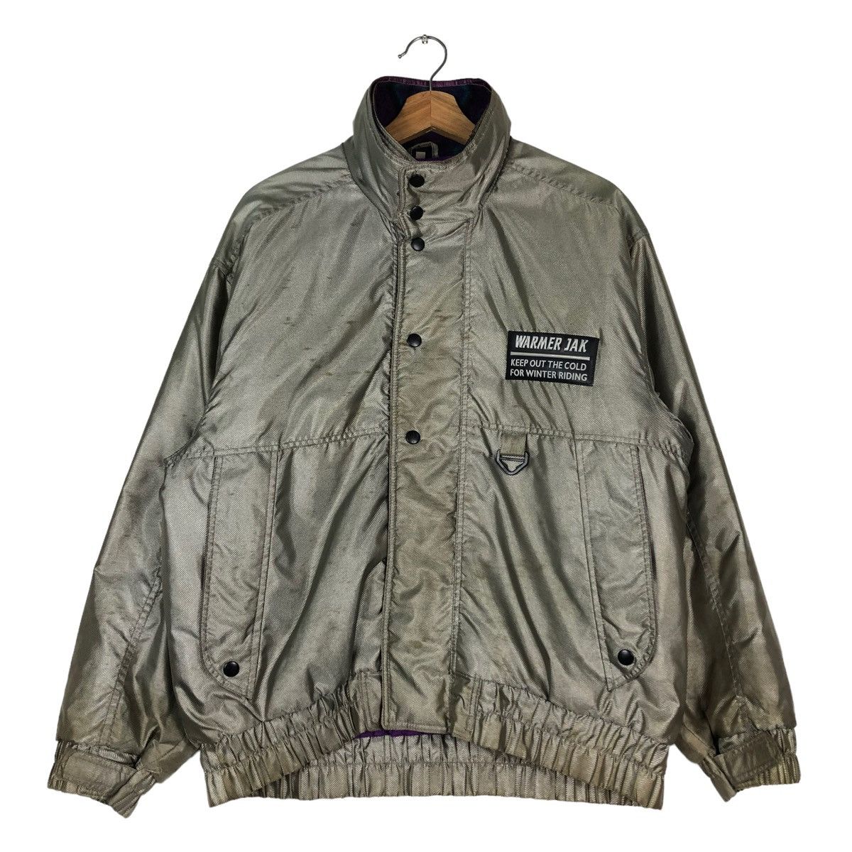 Japanese Brand 🔥VINTAGE SKI BOMBER JACKET WARMER JAK JAPAN ISSEY MIYAKE Size US M / EU 48-50 / 2 - 1 Thumbnail
