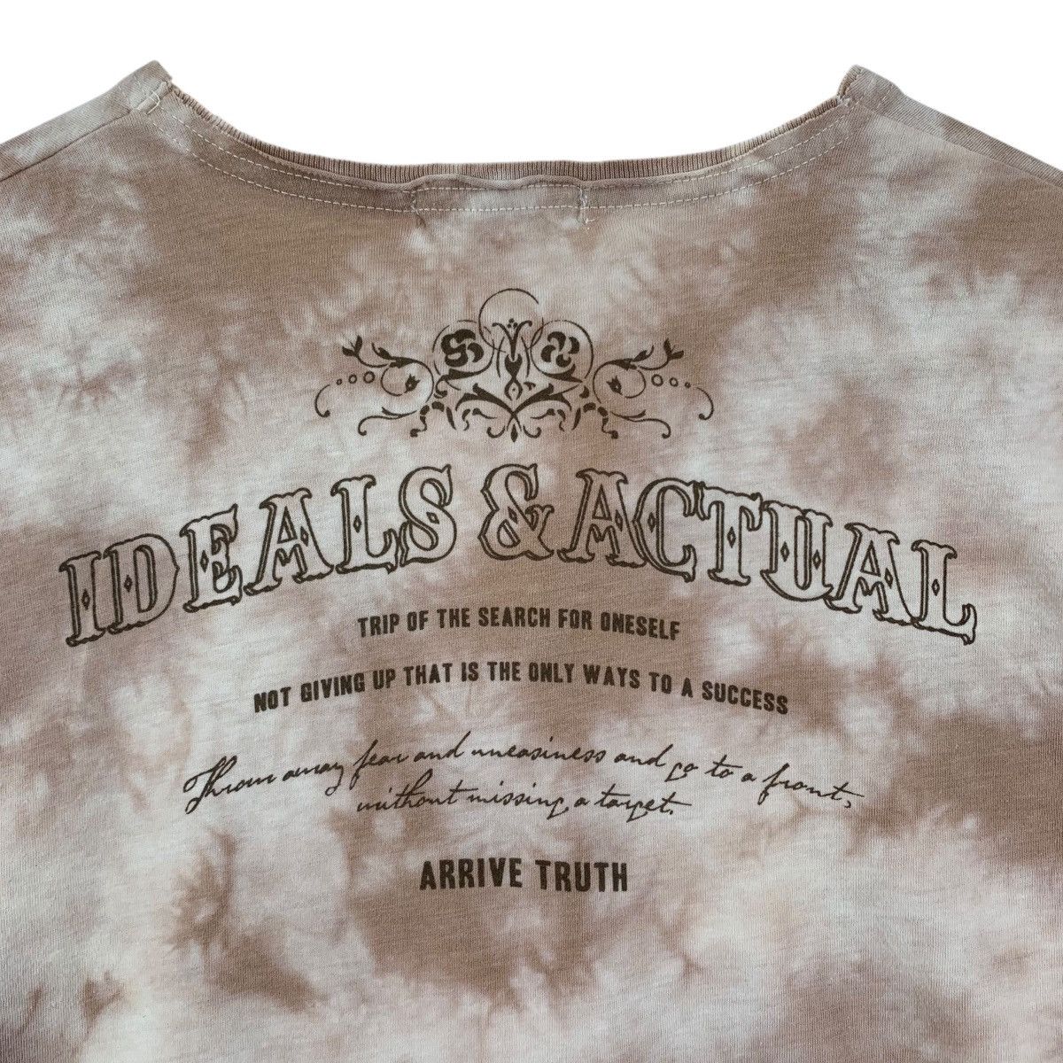 semanticdesign SEMANTIC DESIGN Tie Dye V-Neck Wording Punk Tshirt Size US S / EU 44-46 / 1 - 5 Thumbnail