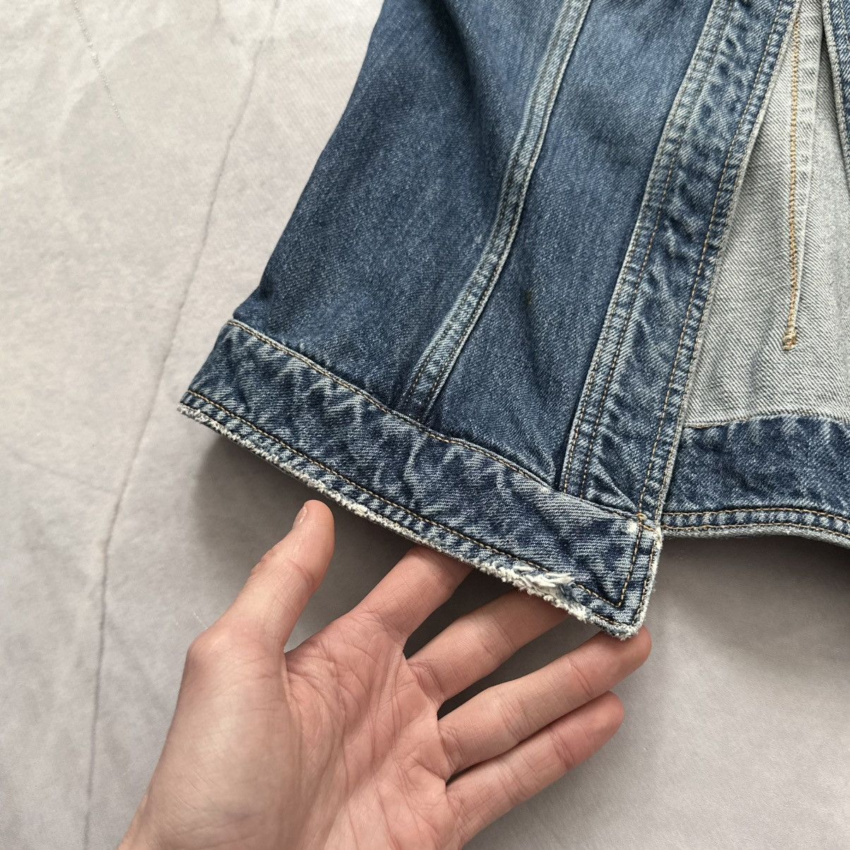 Dolce & Gabbana 90s Dolce & Gabbana Vintage Denim Vest Open Front Y2K Size S / US 4 / IT 40 - 14 Thumbnail