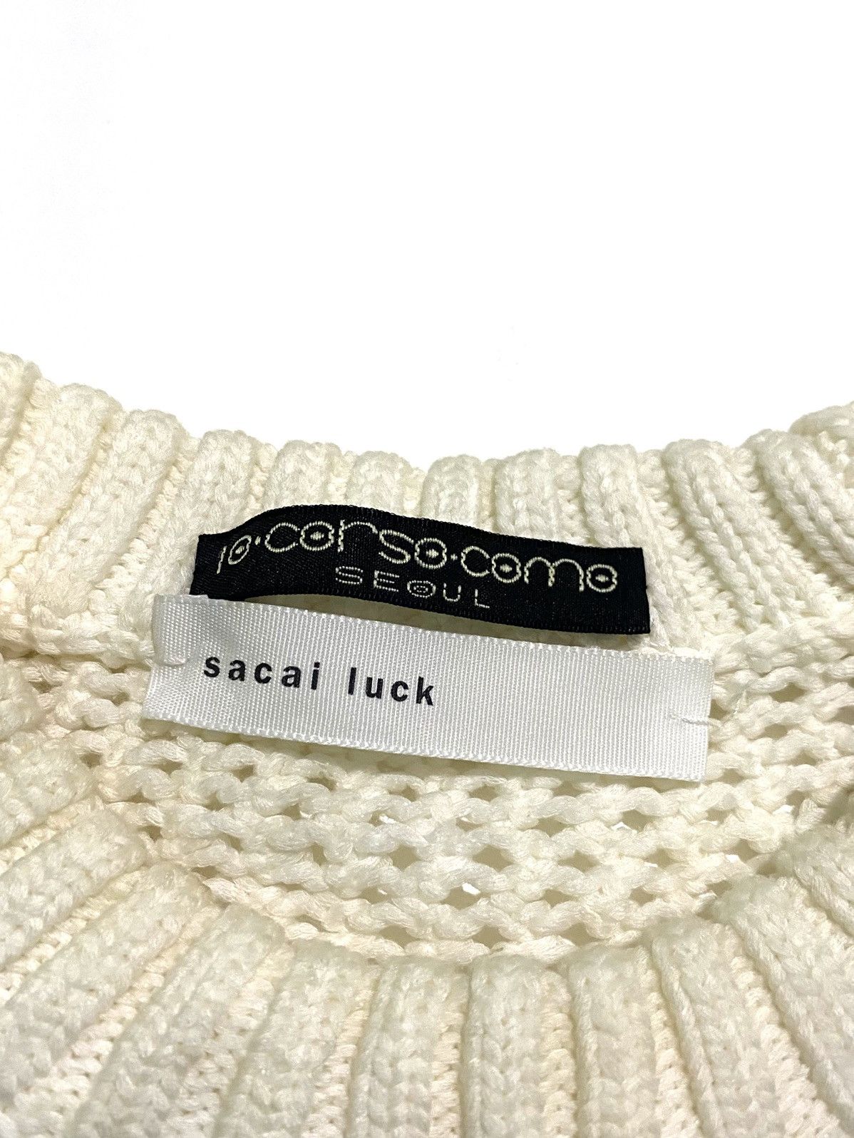 Sacai SACAI 10 CORSO COMO OPEN KNITTED MESH Size ONE SIZE - 3 Thumbnail