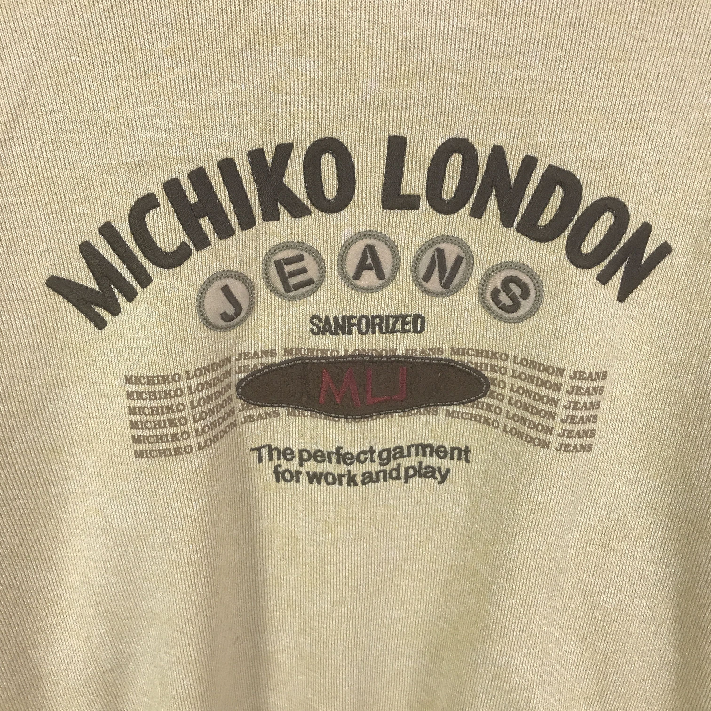 Michiko Koshino michiko london logo sweatshirt K128B5 Size US M / EU 48-50 / 2 - 5 Thumbnail