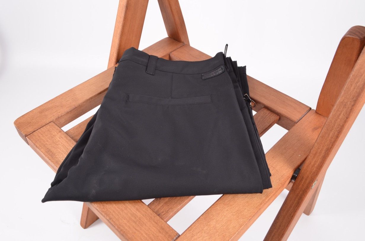 Prada Vintage Prada Zipper Pants/Rare Nylon Prada Black Tab Pants Size US 30 / EU 46 - 1 Thumbnail