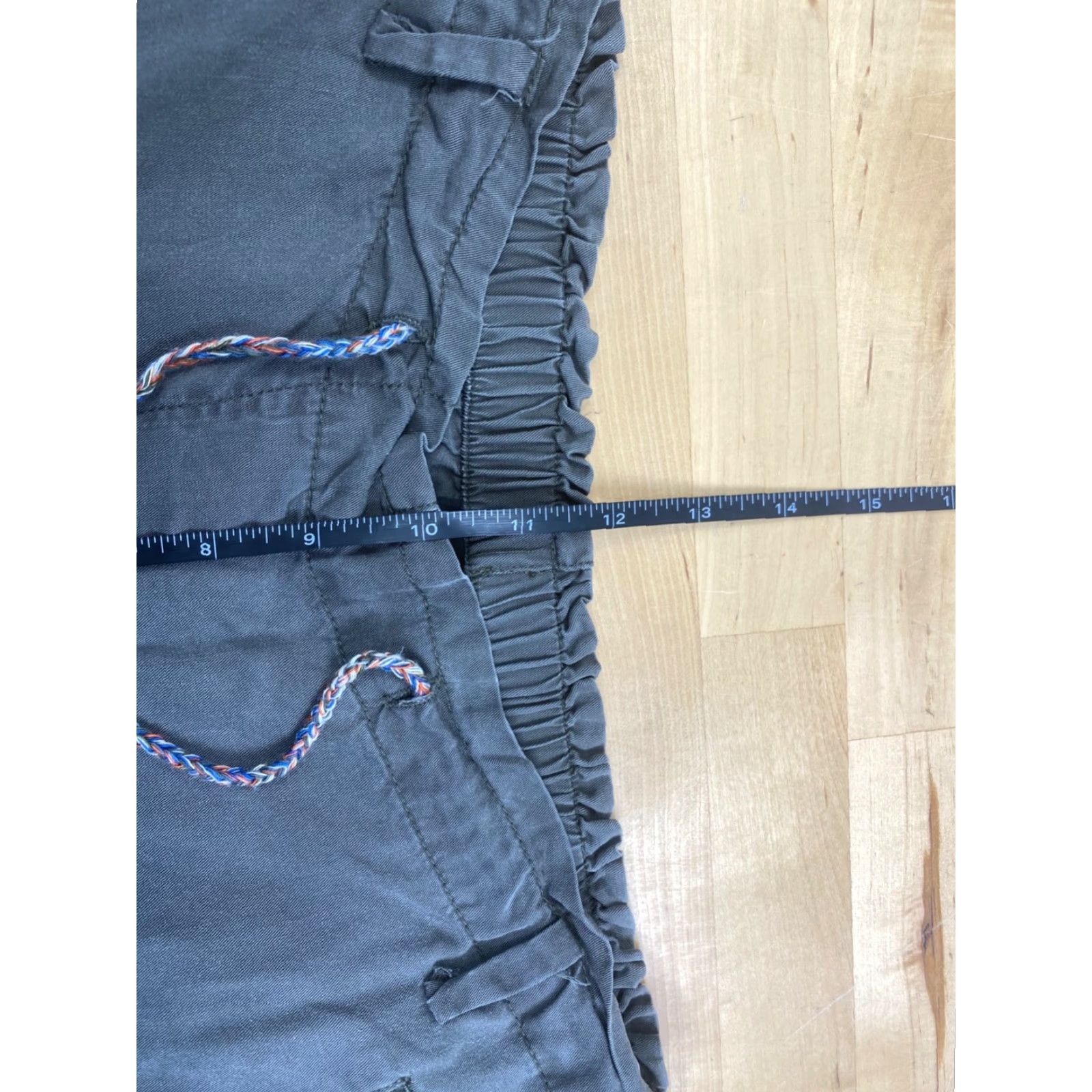 Olive Betabrand Pants Womens XS Olive Green Casual Loose Drawstring 28" Inseam #8137 Size 26" / US 2 / IT 38 - 5 Thumbnail