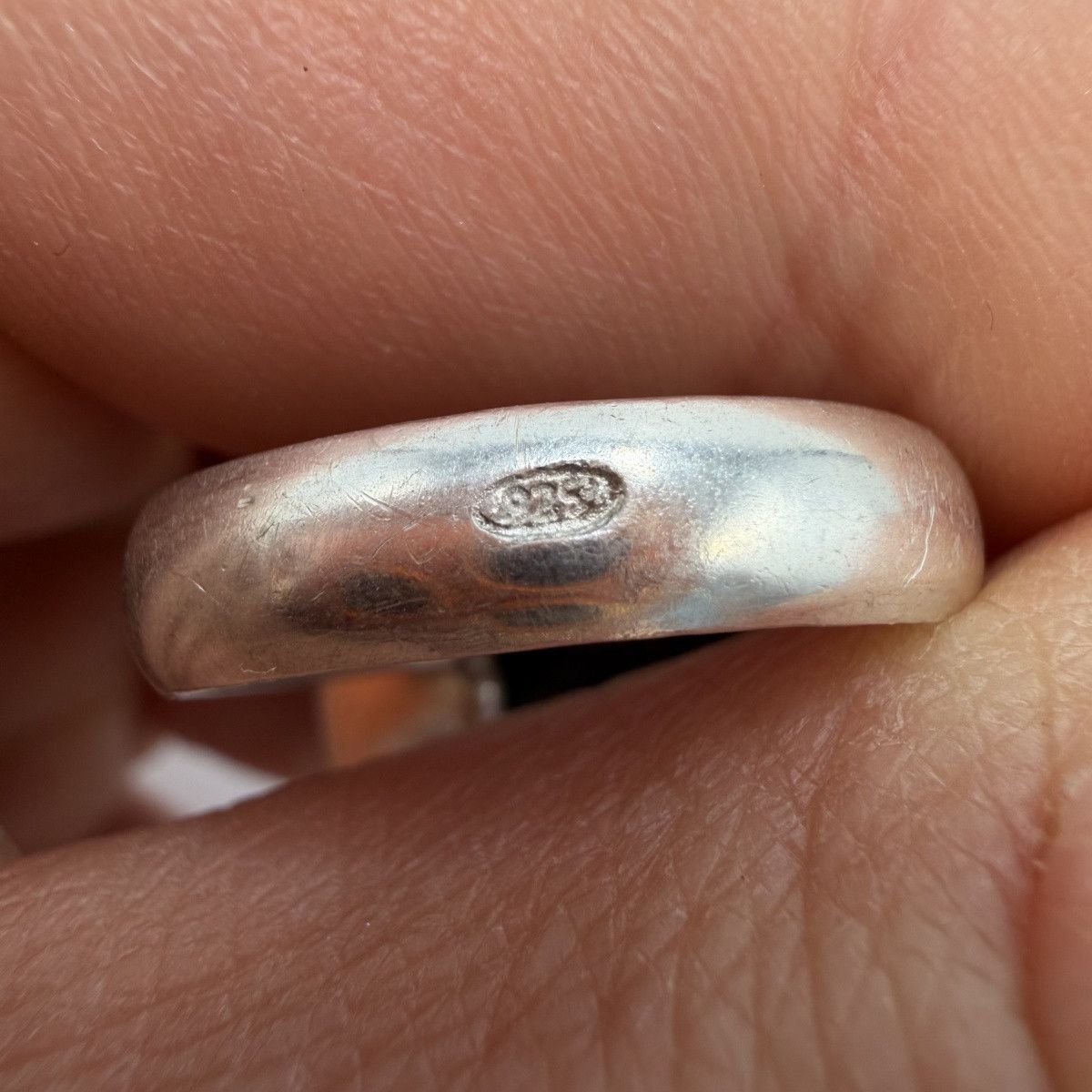 Sterling Silver Vintage Sterling Silver 925 Natural Fossil Coral Ring S 8 Size ONE SIZE - 2 Thumbnail