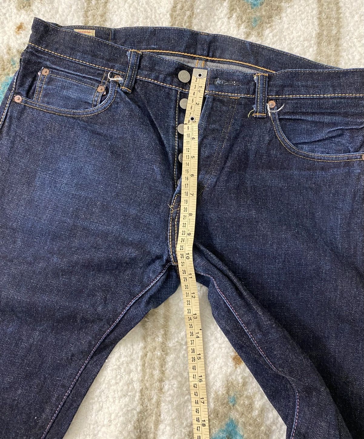Momotaro Jeans Momotaro 0306SP "Going to Battle" 15.7oz - Tight Tapered 35 Size US 35 - 9 Thumbnail