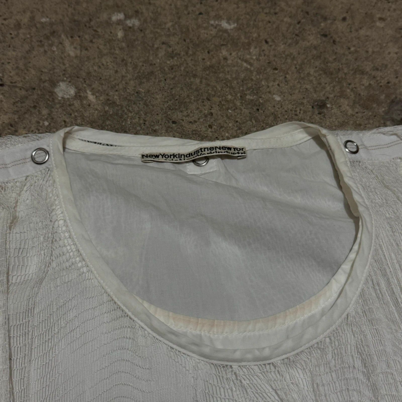 NEWYORKINDUSTRIE S/S 2003 New York Industrie by Kostas Murkudis tank top Size S / US 4 / IT 40 - 7 Thumbnail