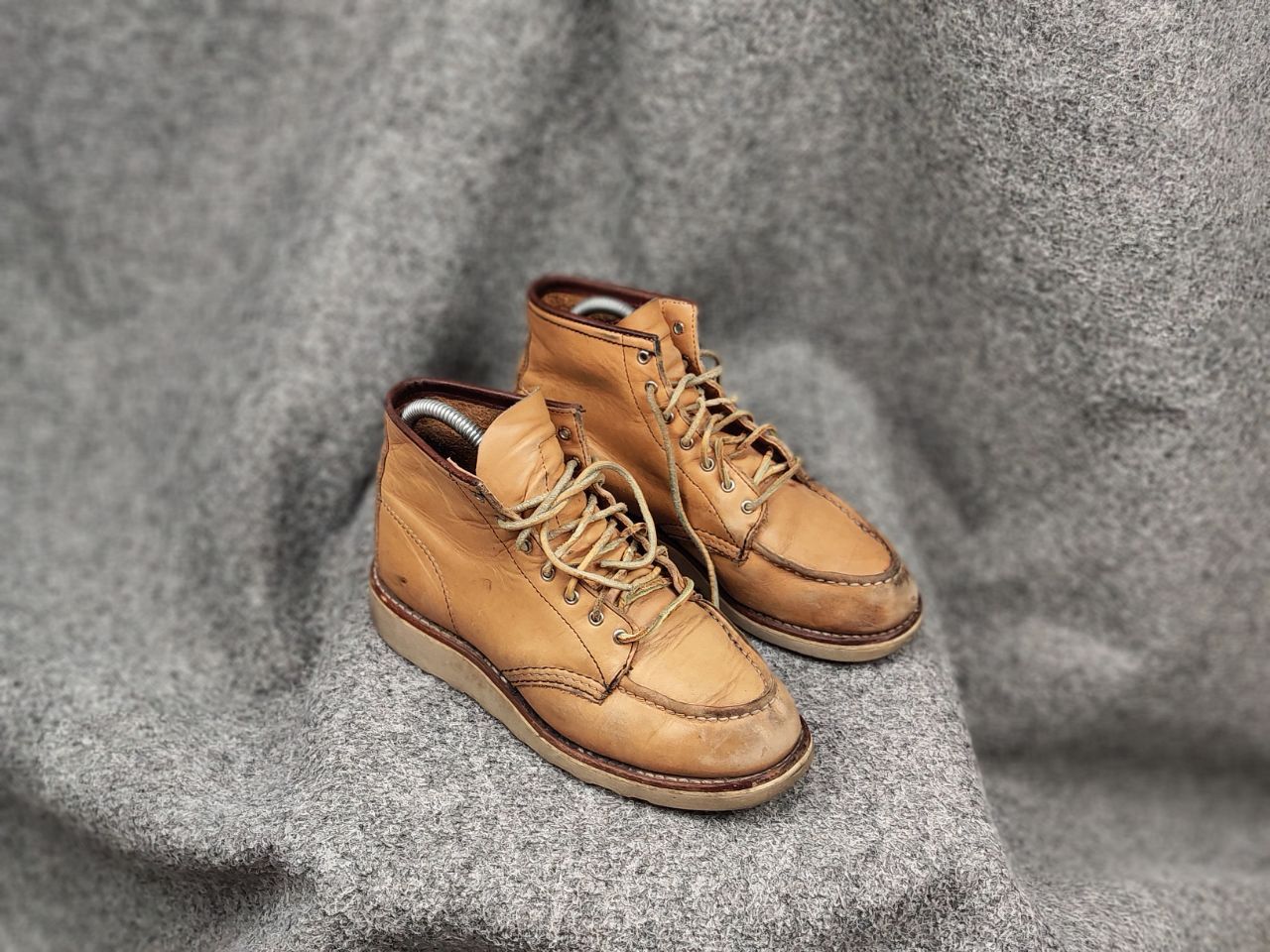 Red Wing Vintage Red Wing Moc Toe 3374 Faded Leather Boots Shoes Size US 5 / EU 37 - 2 Thumbnail