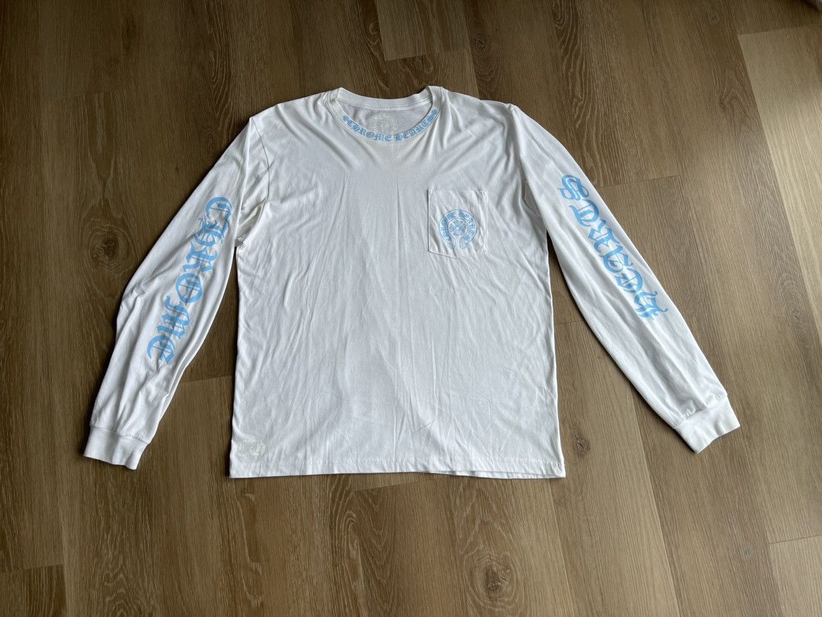 image of Chrome Hearts St. Barths Exclusive L/s Tee in White, Men's (Size XL)