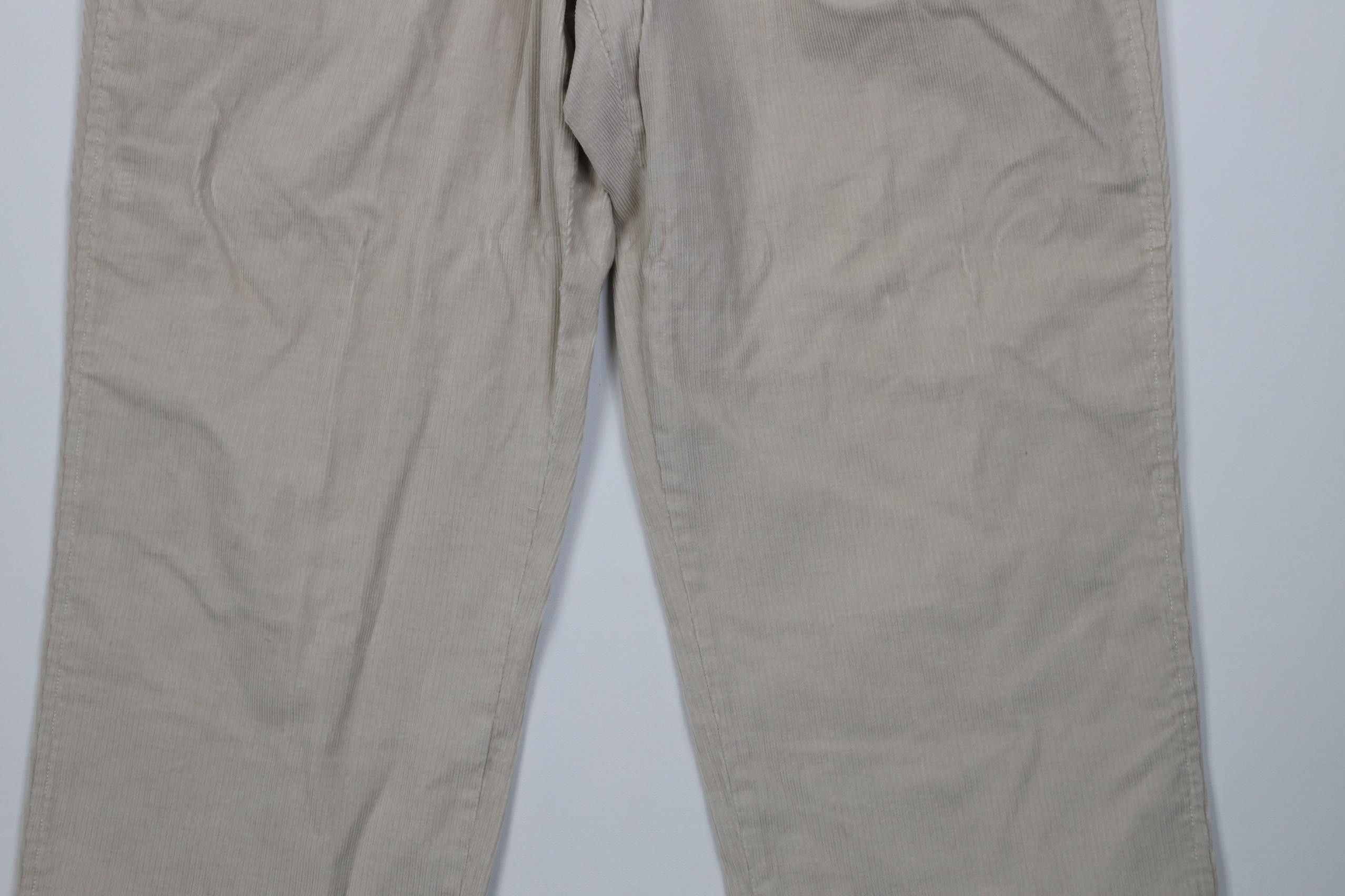 Lands' End Vintage 90s Lands End Wide Leg Chino Pants Stone USA Size US 36 / EU 52 - 3 Thumbnail