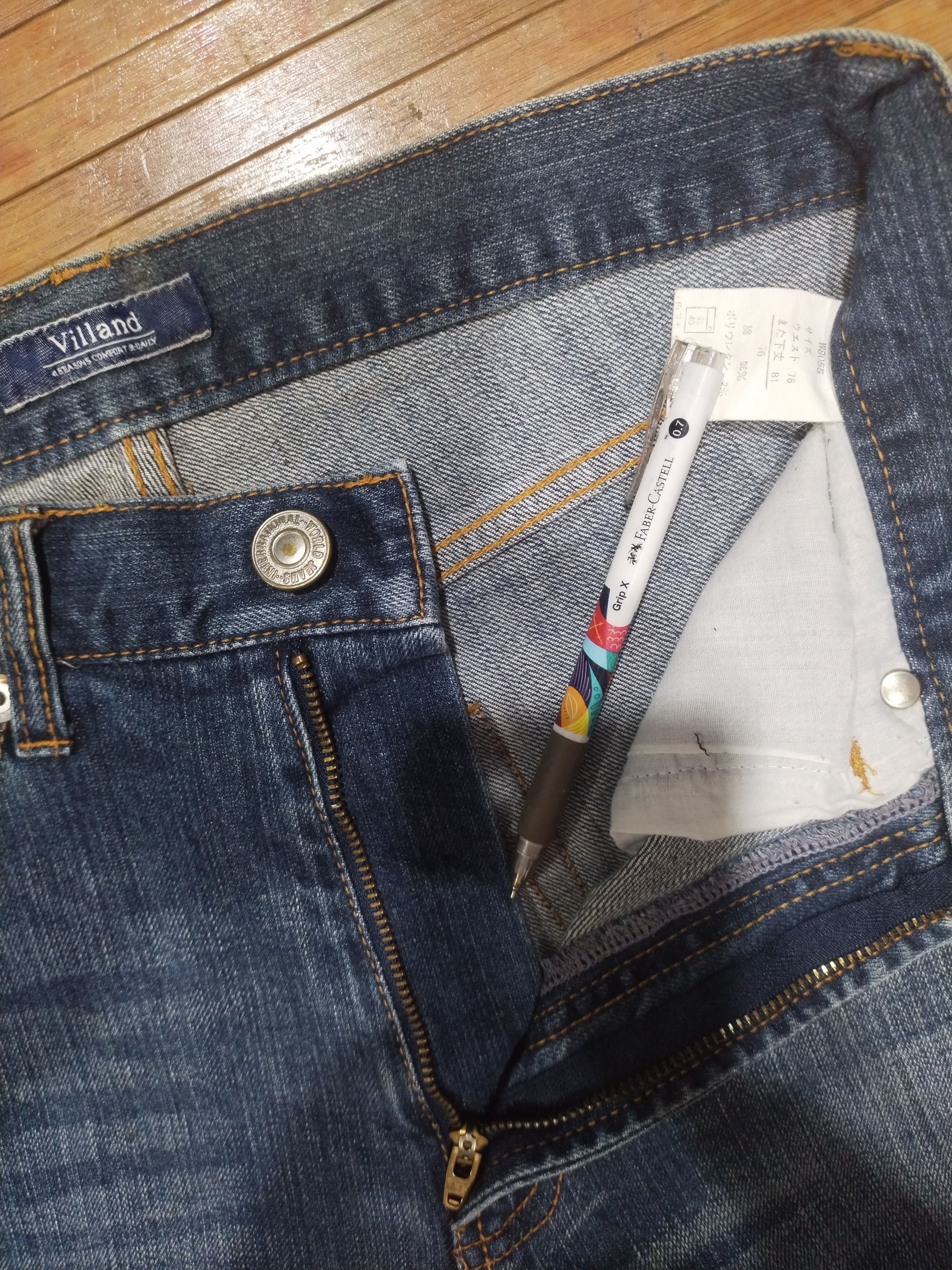 VILLAND Jeans Villand " Baggy Style" Sz 29" Size US 29 - 8 Thumbnail