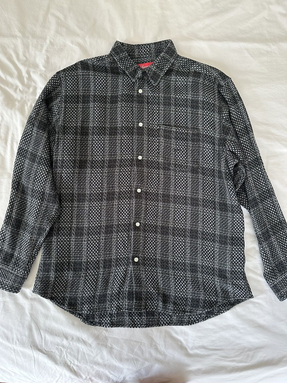 Supreme Supreme SS24 Loose Fit Mini Plaid SS Shirt | Grailed