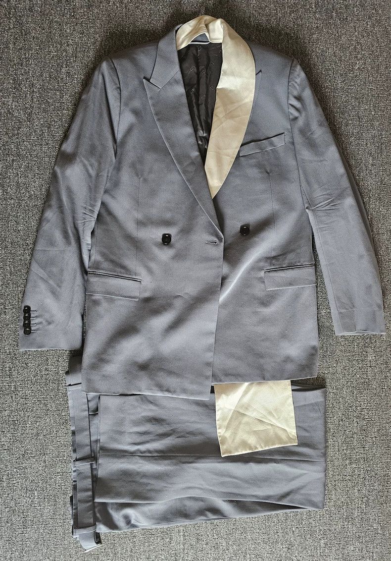 Dior Dior Men's Runway Blue Ribbon Suit Set-yf Size US XL / EU 56 / 4 - 1 Thumbnail