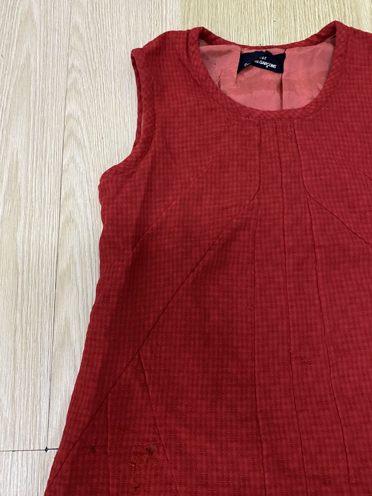 Comme des Garcons Tricot Comme des Garcons red dress Size S / US 4 / IT 40 - 4 Thumbnail