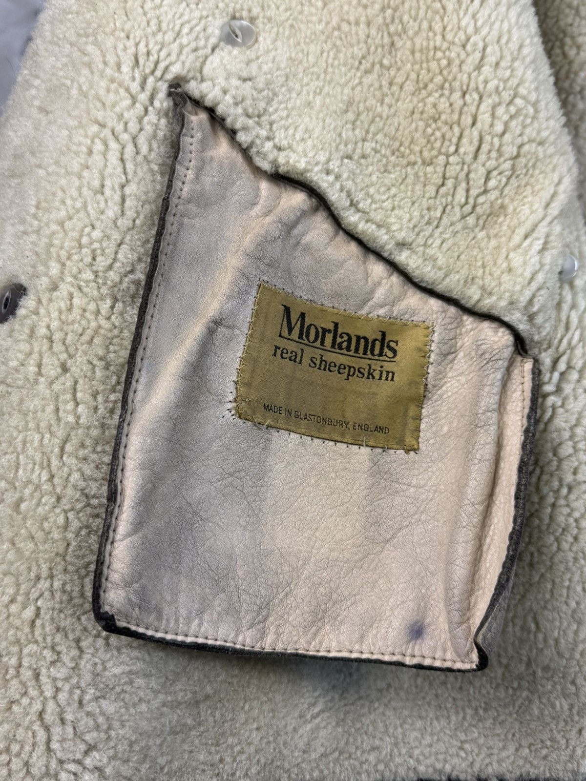 Vintage Vintage Morlands Sheepskin Coat Size XS - S Size XS / US 0-2 / IT 36-38 - 8 Thumbnail