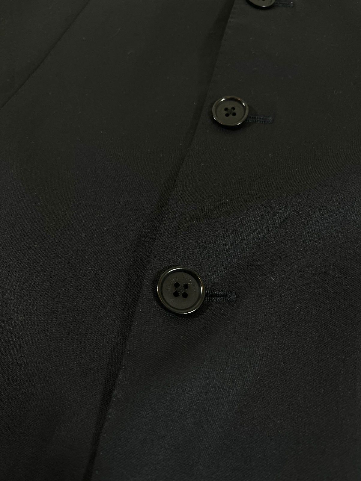 Salvatore Ferragamo Salvatore Ferragamo Midnight Black Tailored Blazer Size 50L - 4 Thumbnail