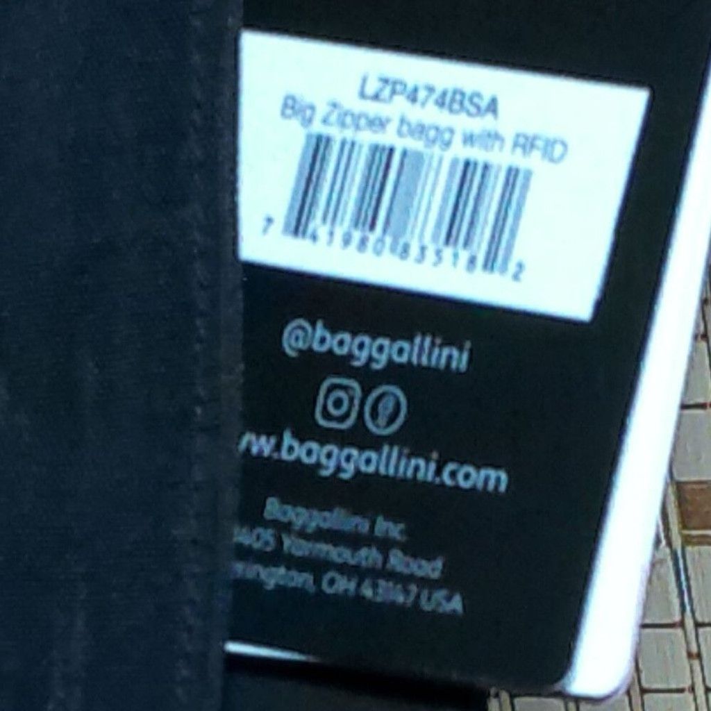 Other Black Baggallini Big Zipper Bagg with RFID Size ONE SIZE - 8 Thumbnail