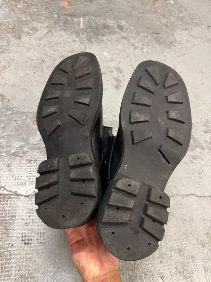 Versace Versace Black Leather High Boots Size US 9 / EU 42 - 5 Thumbnail