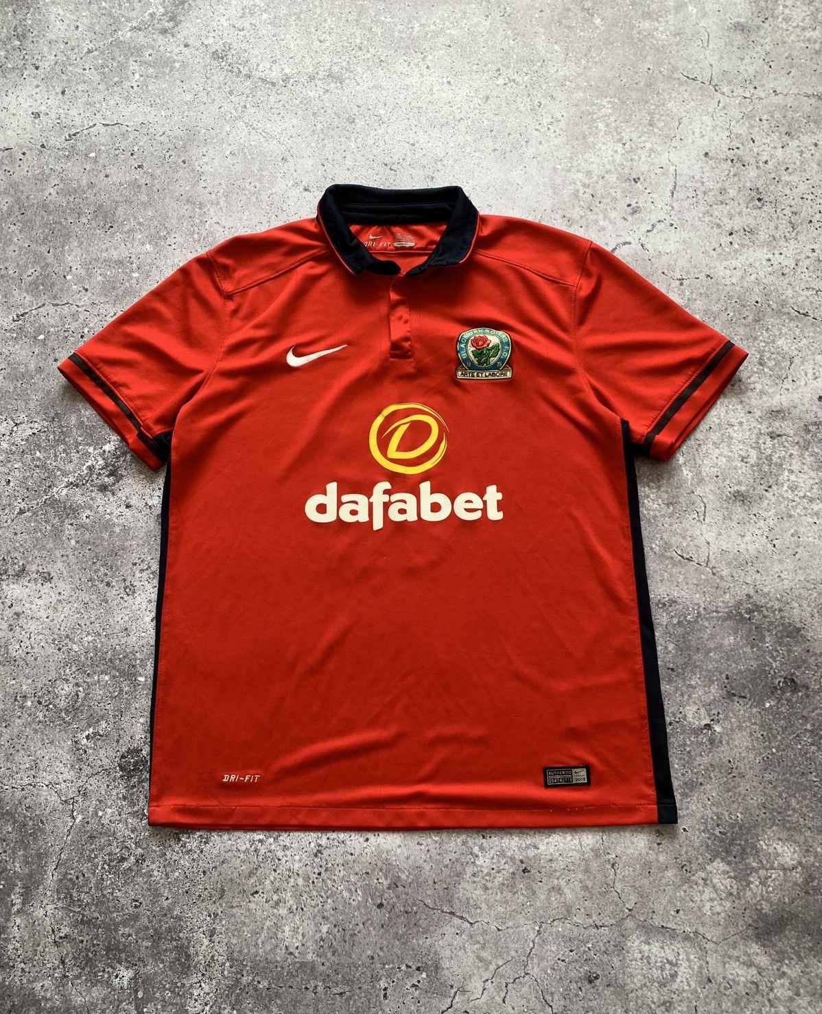 Nike 🔥NIKE BLACKBURN ROVERS 2015/16 AWAY SOCCER JERSEY SHIRT #8 Size US L / EU 52-54 / 3 - 1 Thumbnail