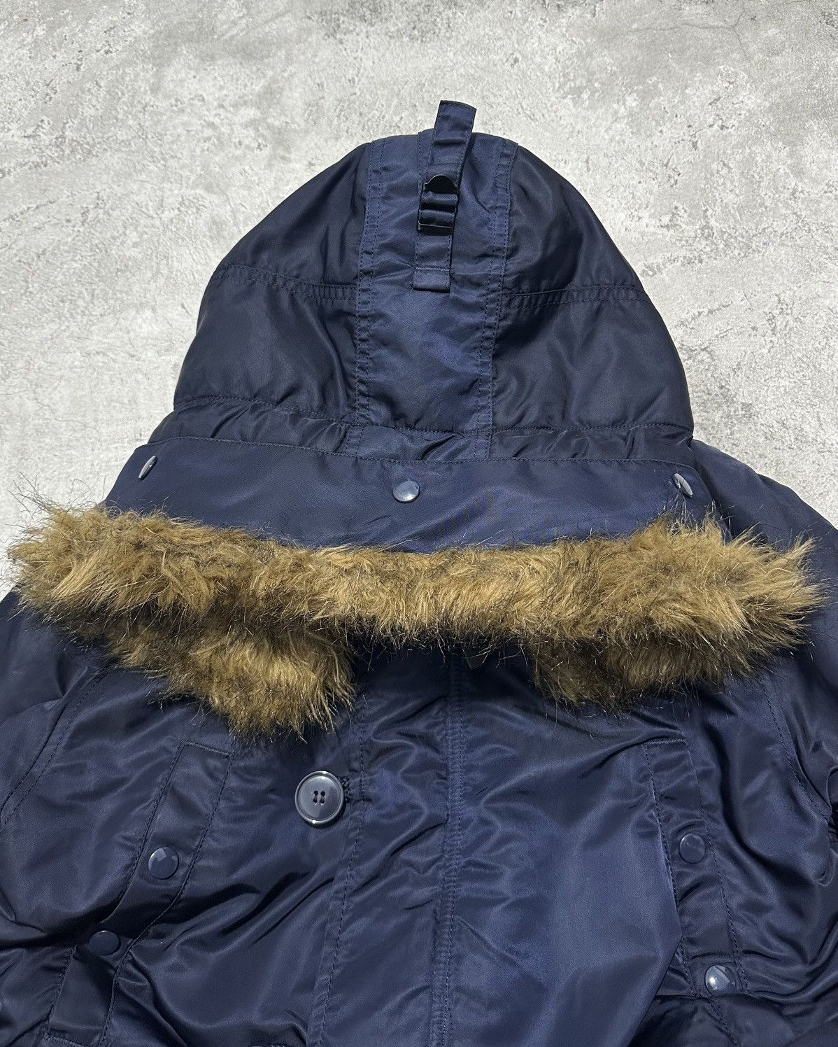 Alpha Industries Alpha Industries X Gundam Zeon N3B Fur Parka Bomber Jacket Size US M / EU 48-50 / 2 - 15 Thumbnail