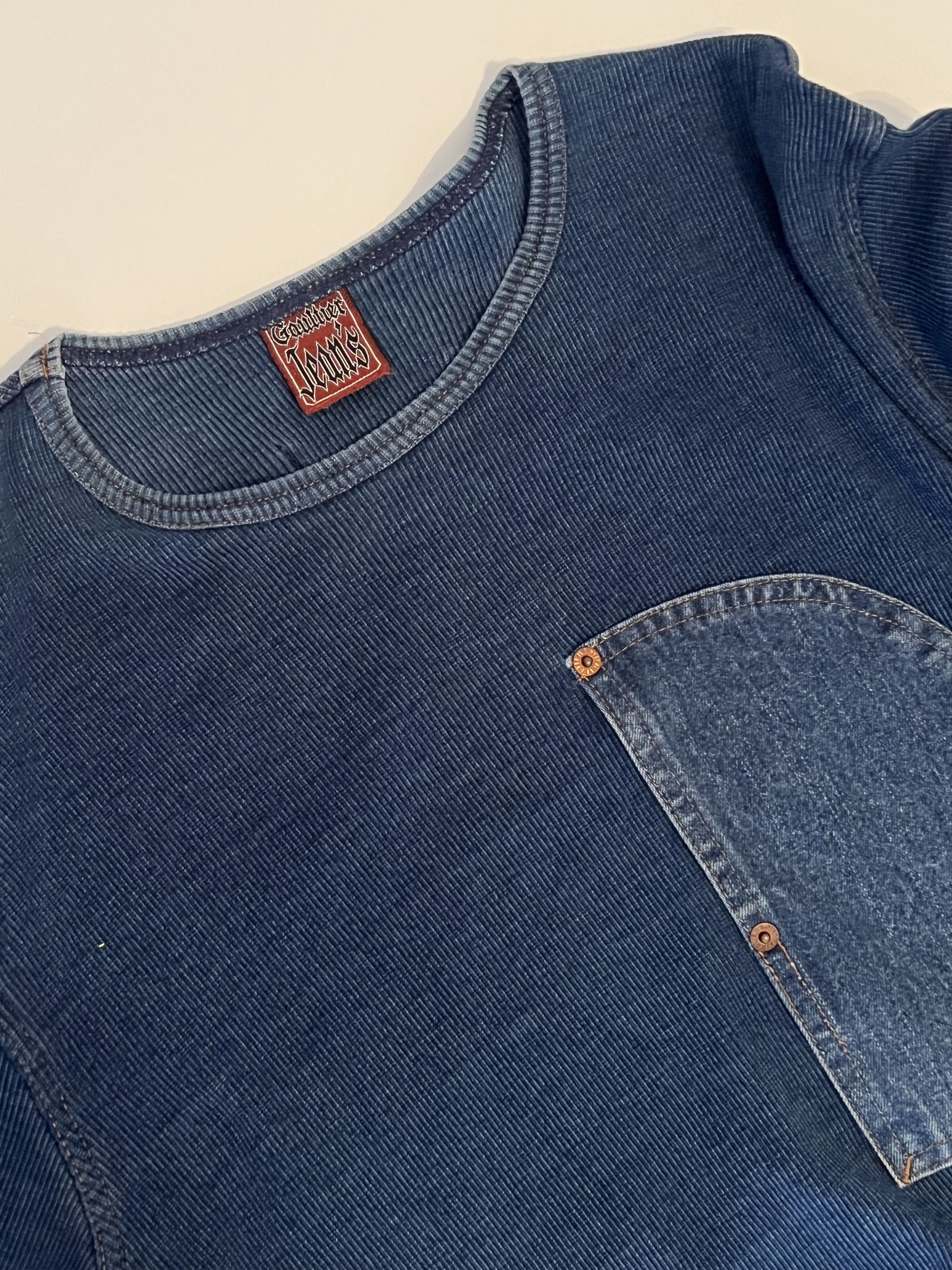Jean Paul Gaultier JPG long sleeve denim patch shirt Size US M / EU 48-50 / 2 - 3 Thumbnail