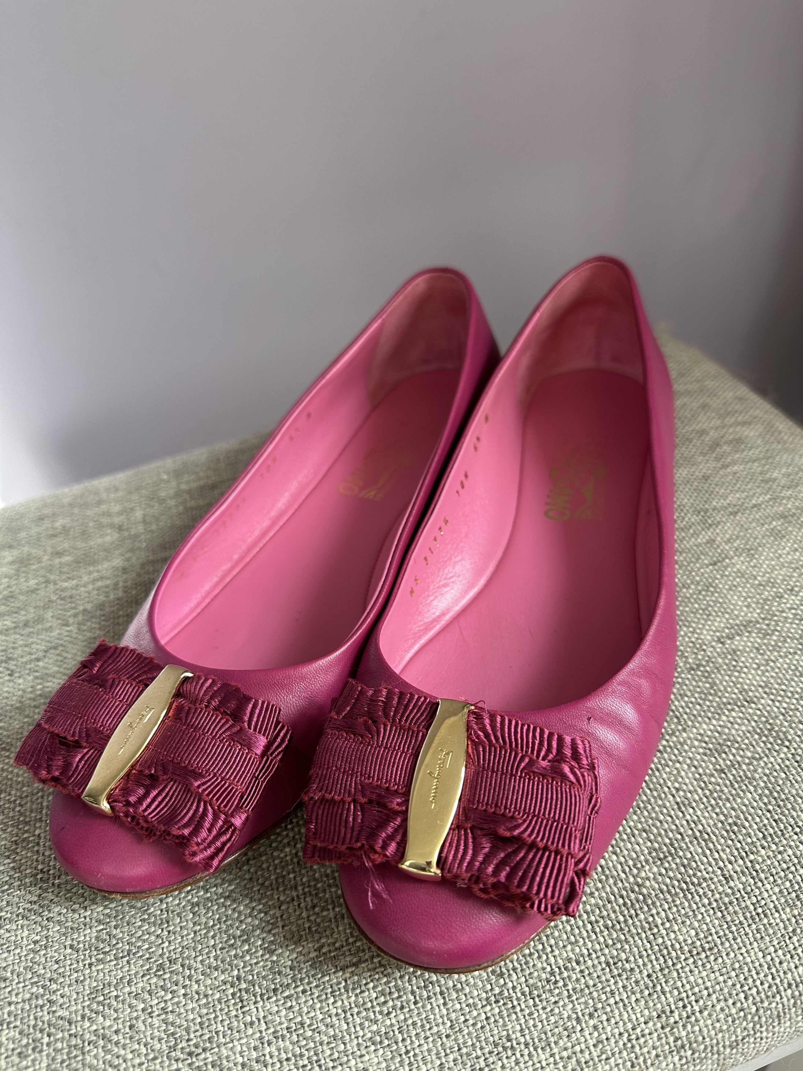 Salvatore Ferragamo Salvatore Ferragamo vera ballet flat Size US 6.5 / IT 36.5 - 12 Thumbnail