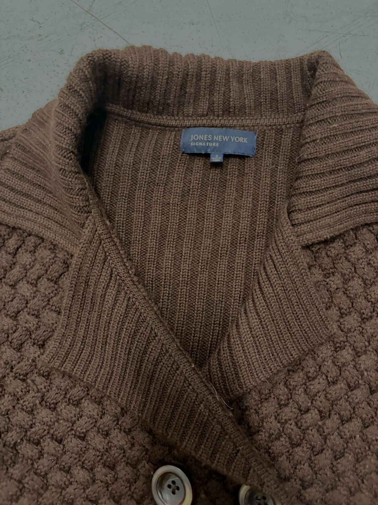Jones New York Warm And Formal Ladies’ Cardigan In Rich Cinnamon Size S / US 4 / IT 40 - 3 Thumbnail