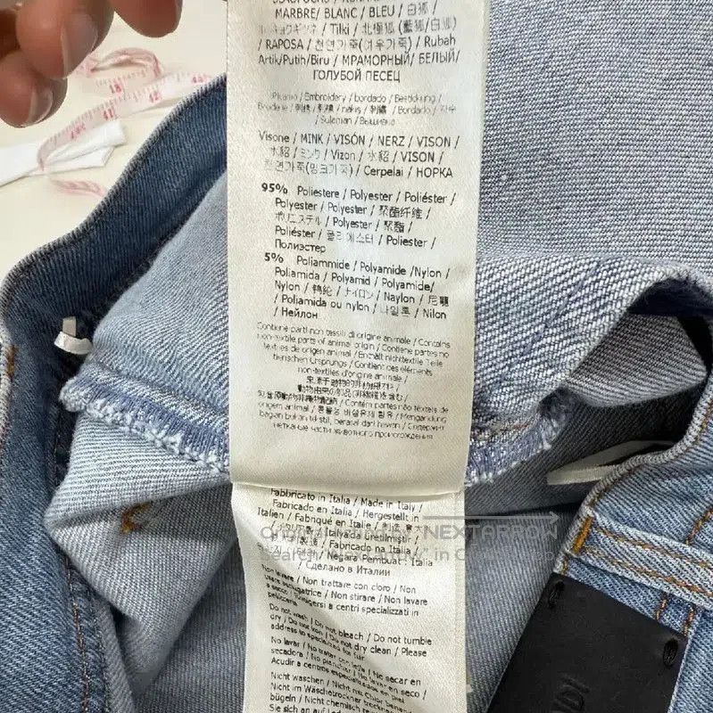 Fendi Fendi Light Blue Cotton Women's Jeans . Size 28" / US 6 / IT 42 - 3 Thumbnail