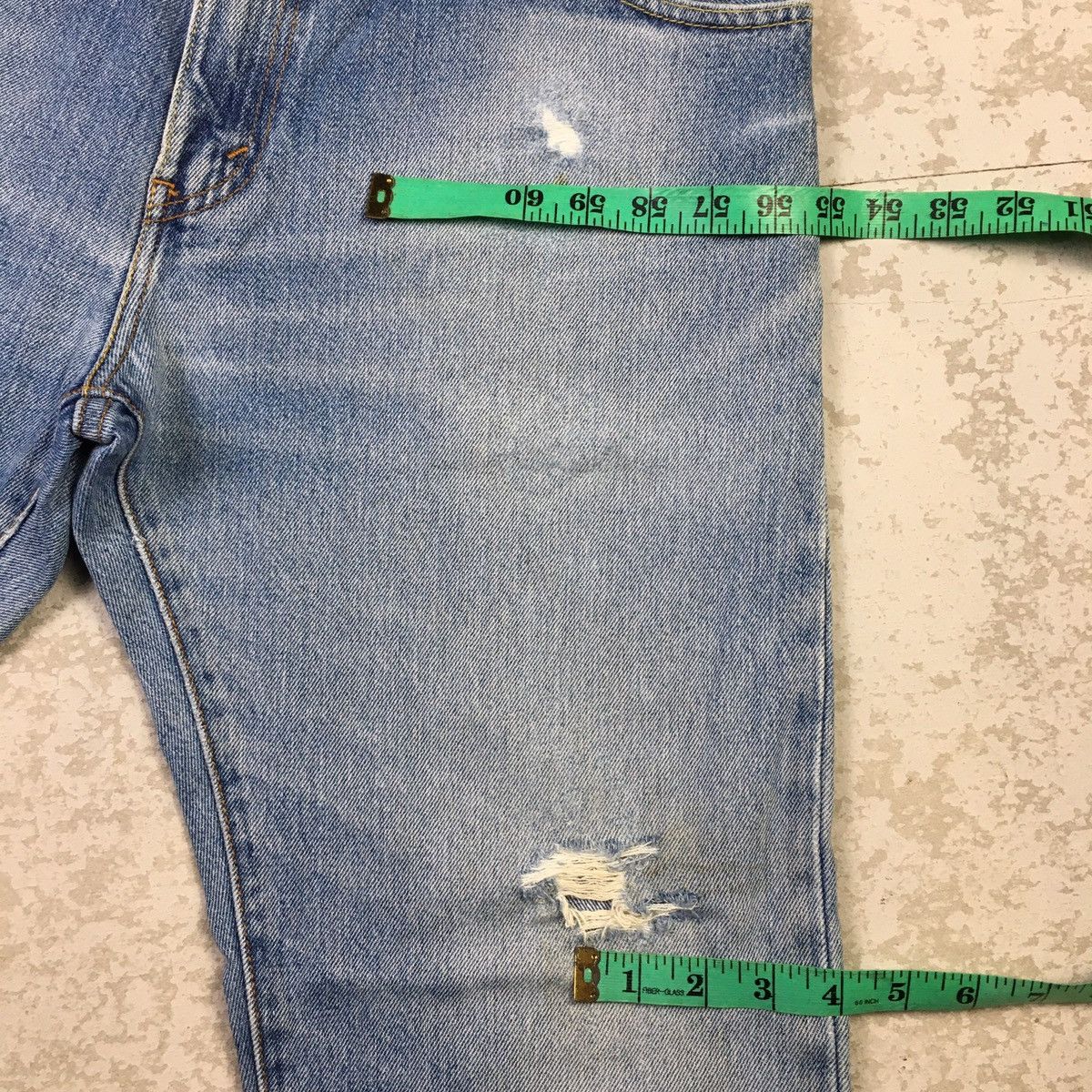 Levi's × Vintage Levis 517 Light Blue Washed Vintage Style Jeans Size US 34 / EU 50 - 7 Thumbnail