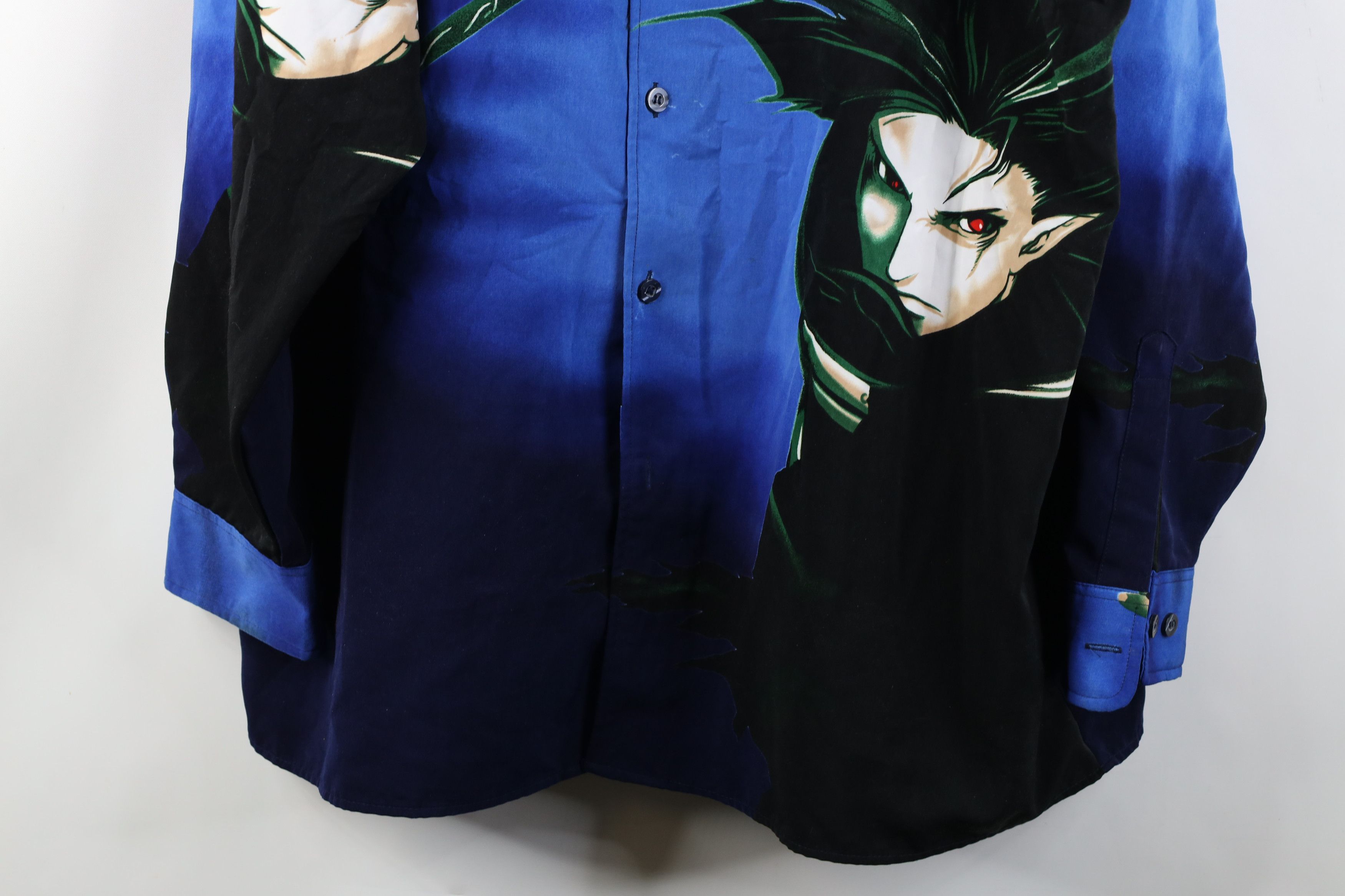 Vintage Vintage 90s Y2K Japan Samurai Warrior All Over Print Shirt Size US XL / EU 56 / 4 - 3 Thumbnail