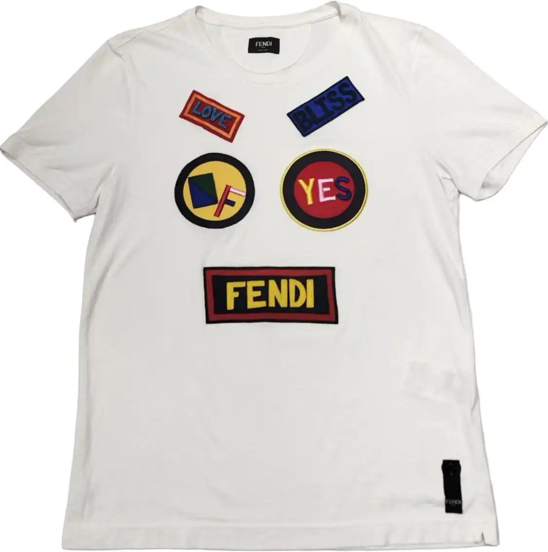 Fendi S Size White Cotton Women's T Shirt, Women's