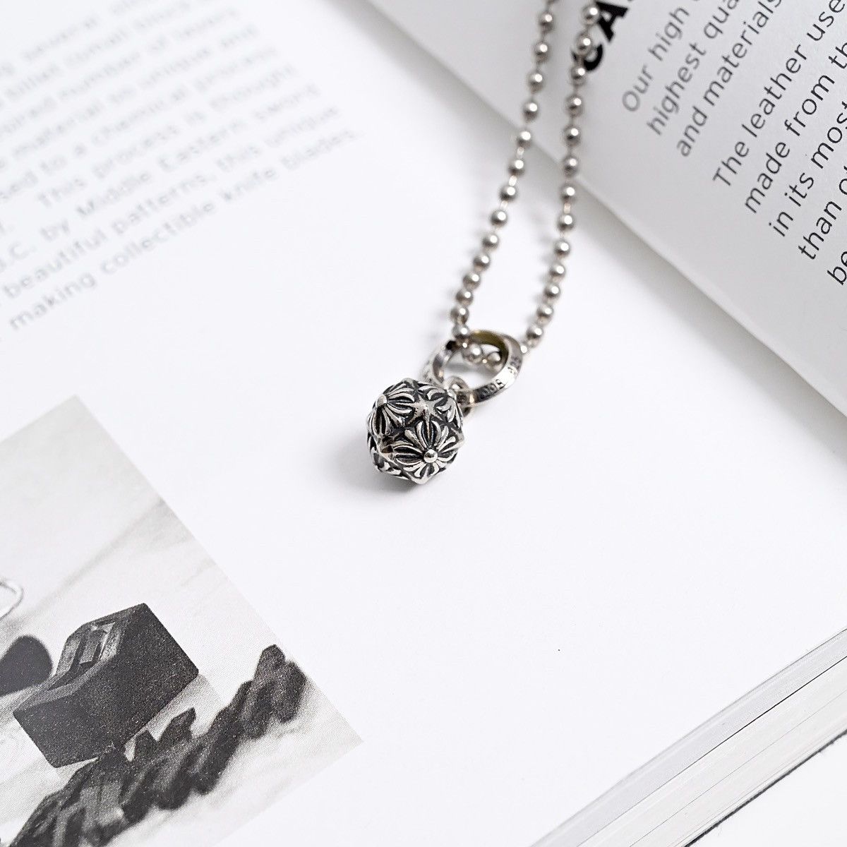 Chrome Hearts CHROME HEARTS PYRMD PLUS BALL NECKLACE SILVER Size ONE SIZE - 8 Thumbnail