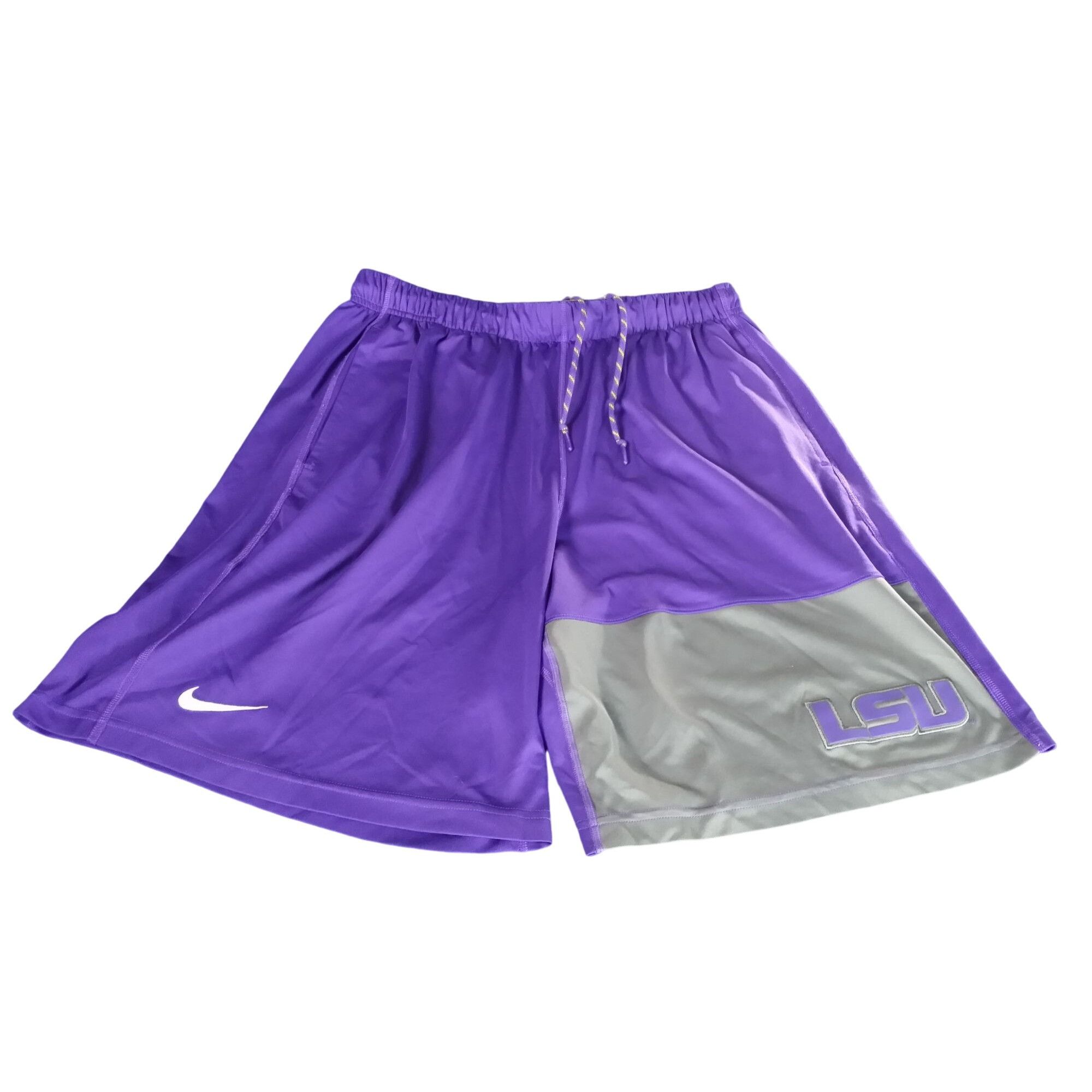 NCAA LSU Tigers Nike Dri-Fit Basketball Shorts Men Sz L Purple Gr Size US 38 / EU 54 - 1 Thumbnail