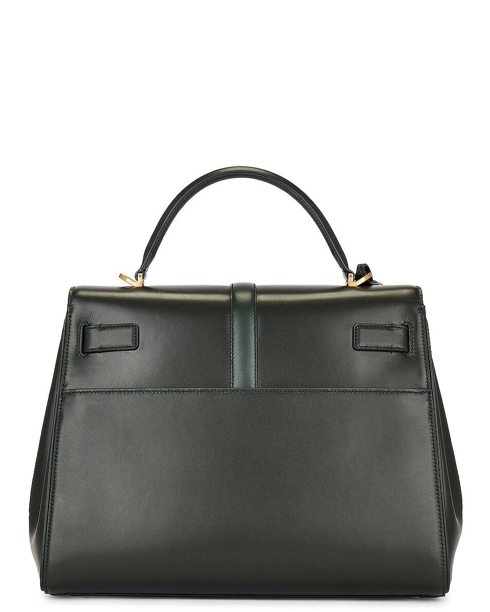 Saint Laurent Paris o1bcso1str0325 Size: OS/Bo Top Handle Velvet in Dark Green Size ONE SIZE - 3 Thumbnail