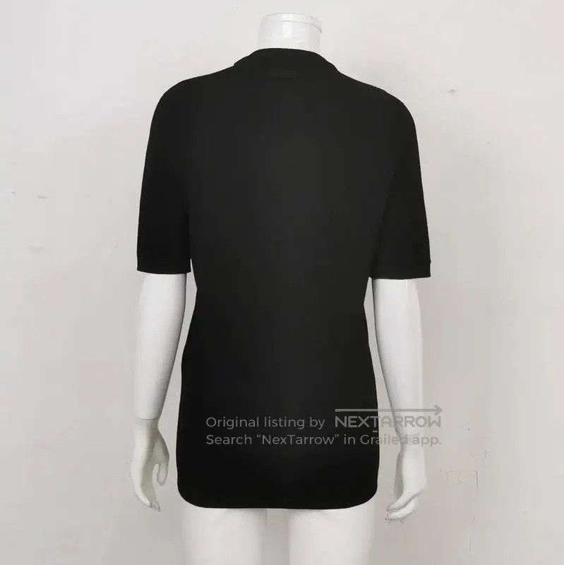 Fendi Fendi Black Logo Embroidered Knit Top Size S . Size S / US 4 / IT 40 - 2 Thumbnail