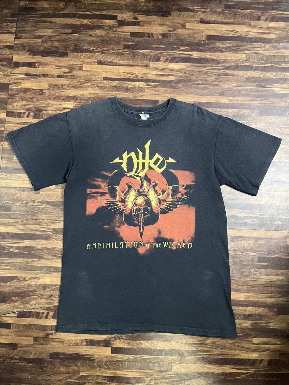 Band Tees Nile - Annihilation Of The Wicked T-Shirt NEU & OFFICIAL! Size US M / EU 48-50 / 2 - 1 Thumbnail