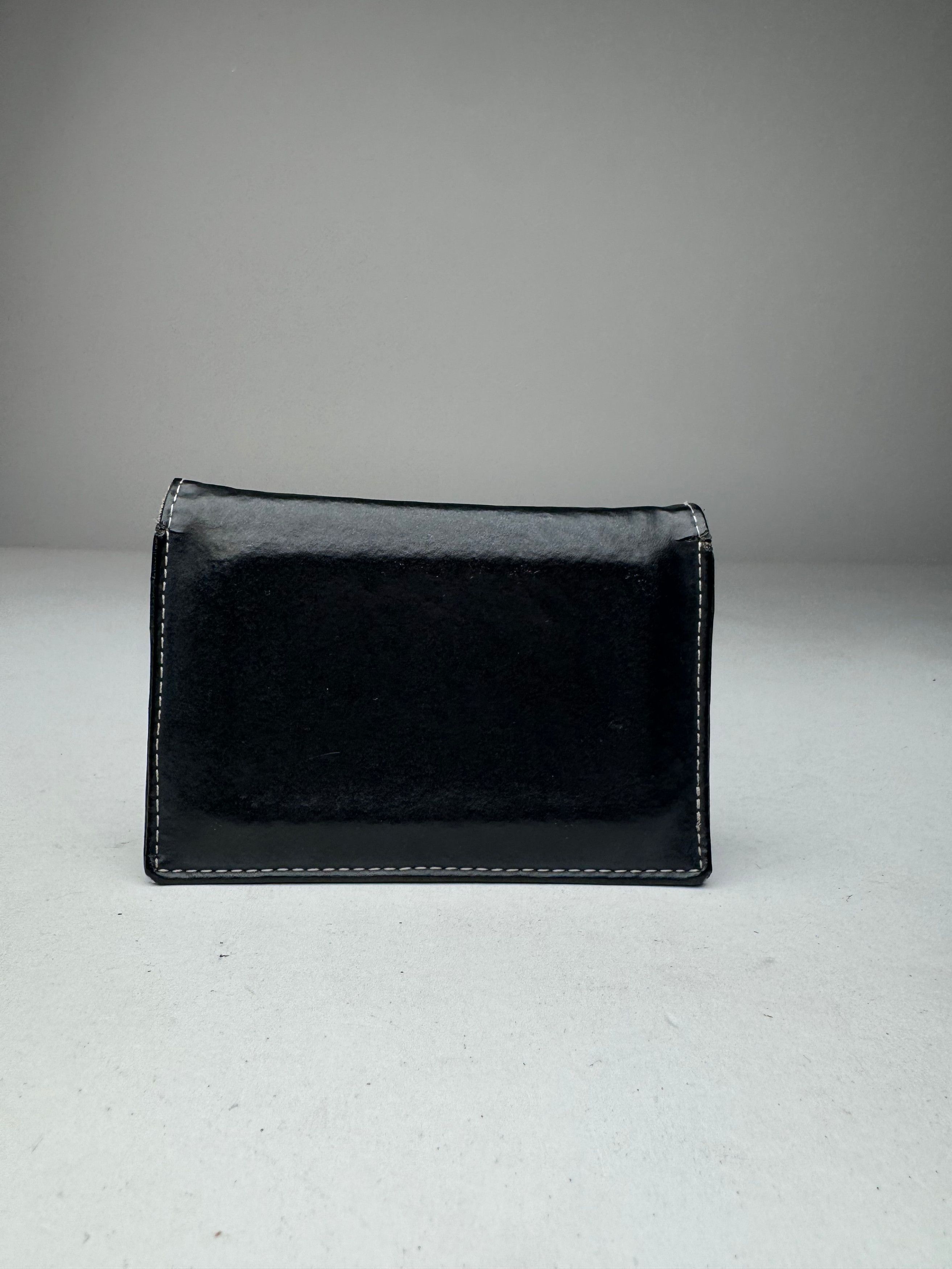 Jean Paul Gaultier Vintage Leather Card Holder Black Size ONE SIZE - 1 Thumbnail