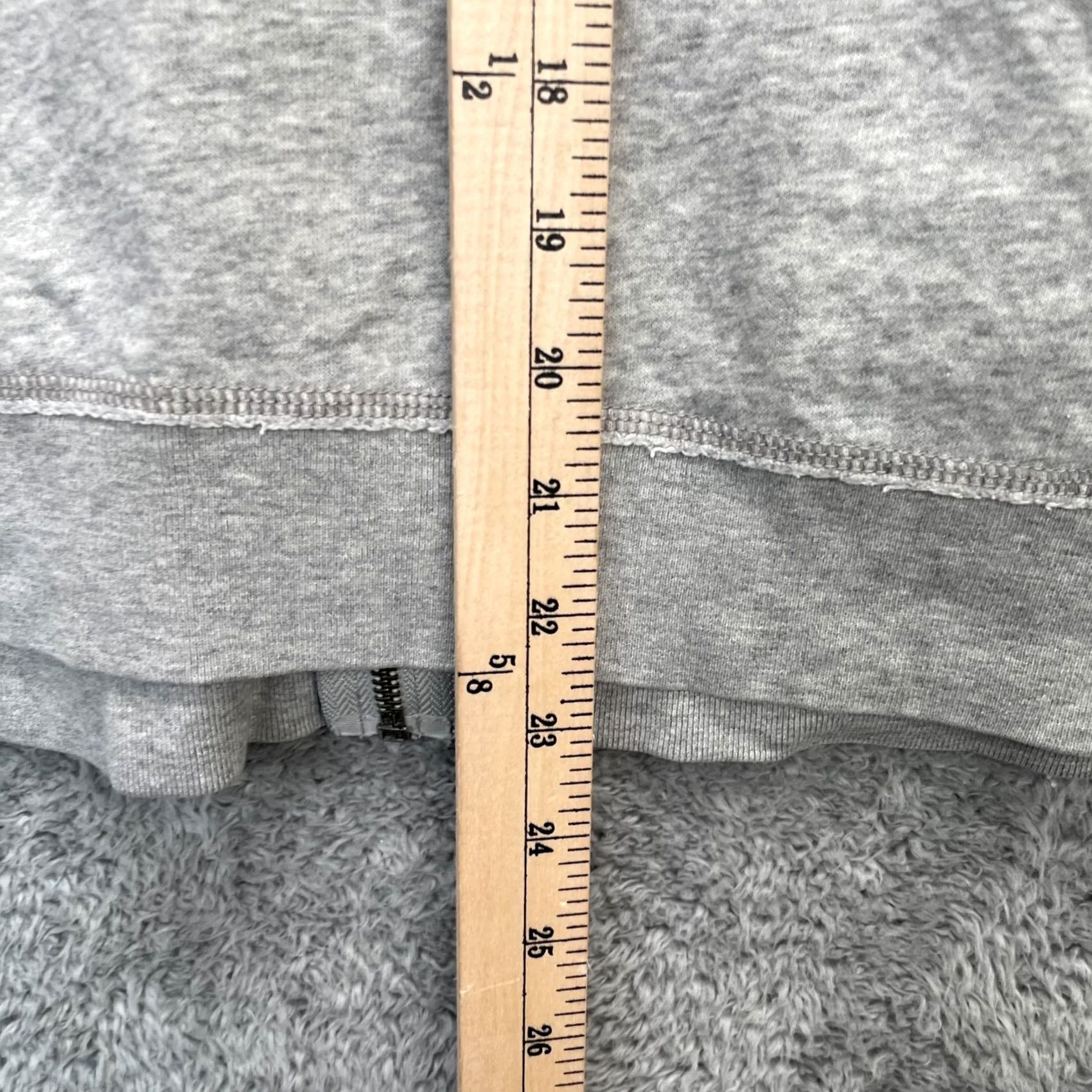 Vintage Aéropostale Hoodie Women XL Gray Full Zip Cotton Fleece Logo Pockets City Classic Nylon? Size XL / US 12-14 / IT 48-50 - 7 Thumbnail