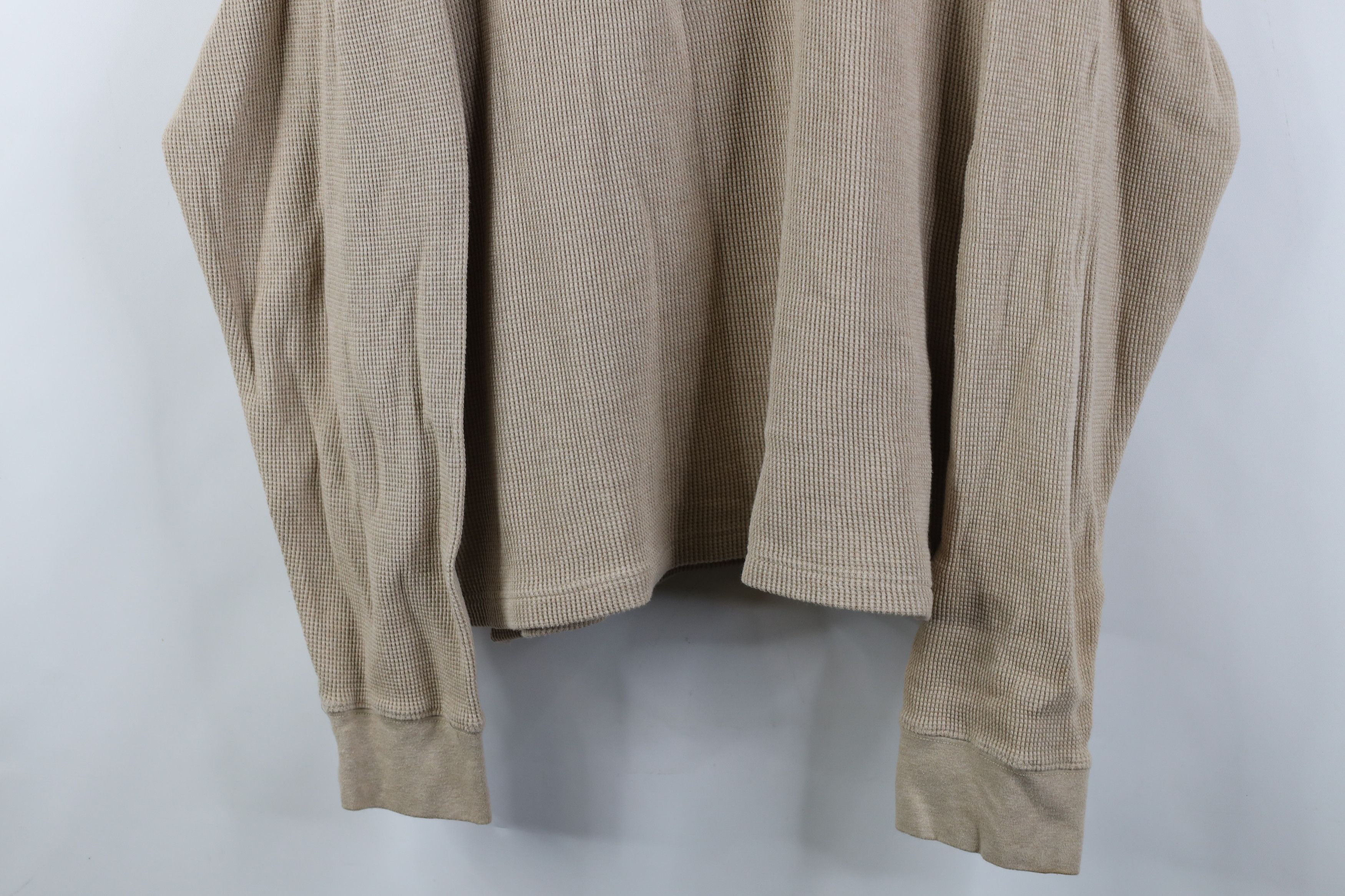 Vintage Vintage Y2K Streetwear Waffle Long Sleeve Henley T-Shirt Size US XL / EU 56 / 4 - 3 Thumbnail