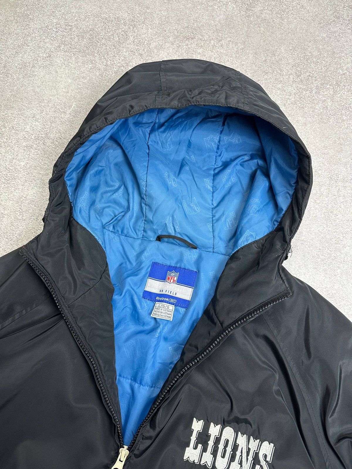 NFL Vintage 90s Reebok Detroit Lions Jacket Size US L / EU 52-54 / 3 - 7 Thumbnail