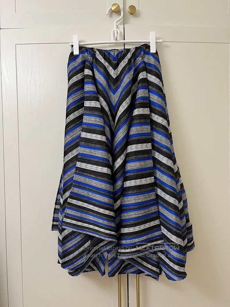 Issey Miyake Issey Miyake size:3 Blue Skirt Size 22" - 2 Thumbnail