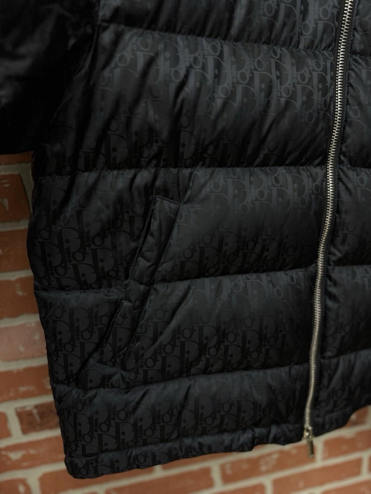 Dior Dior Mens Oblique Down Puffer Jacket - Black Size 54 Size US L / EU 52-54 / 3 - 9 Thumbnail