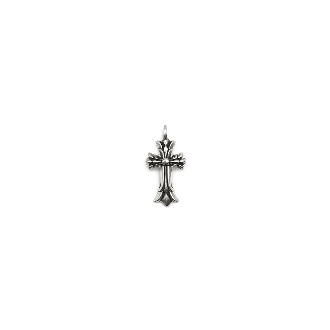 Chrome Hearts Chrome Hearts Silver Double-Layer Cross Charm Pendant Size ONE SIZE - 1 Thumbnail