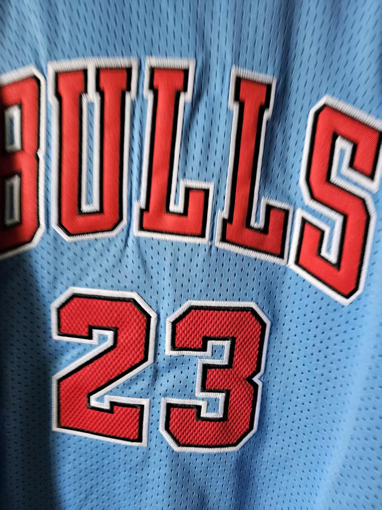 NBA Chicago Bulls #23 Michael Jordan Jersey Blue Size US L / EU 52-54 / 3 - 3 Thumbnail