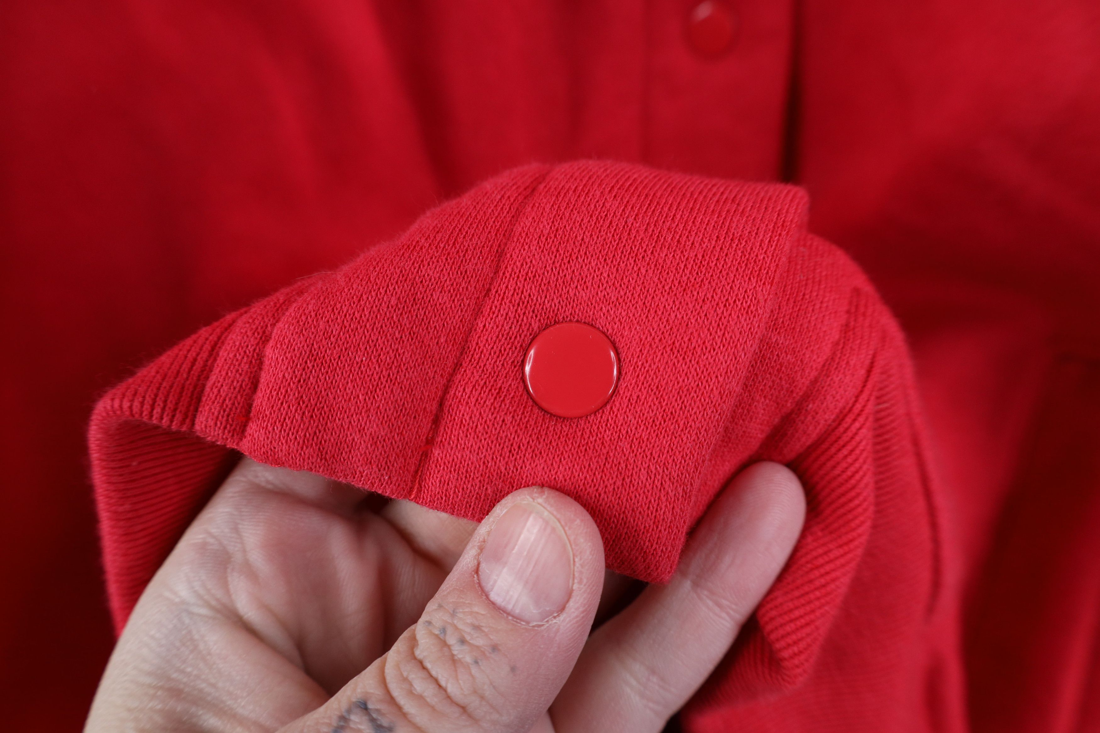 Vintage Vintage 90s Streetwear Blank Snap Button Cardigan Sweatshirt Size M / US 6-8 / IT 42-44 - 10 Thumbnail