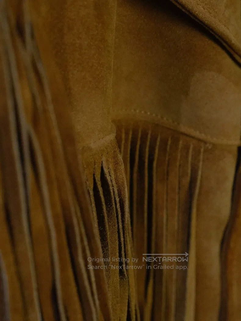 Schott Schott Western cowboy fringed leather jacket suede jacket. Size US S / EU 44-46 / 1 - 8 Thumbnail