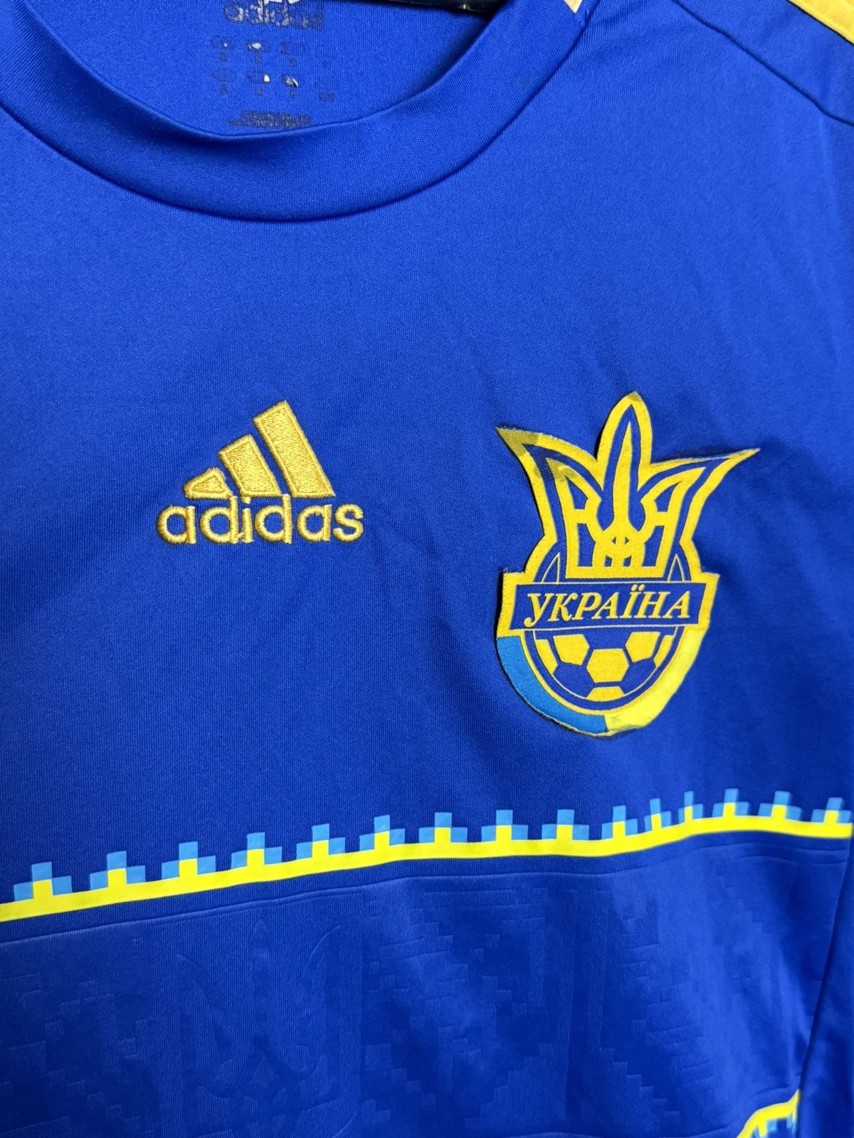 Adidas Ukraine National Team 11/13 Away Football Soccer Jersey Size US M / EU 48-50 / 2 - 3 Thumbnail