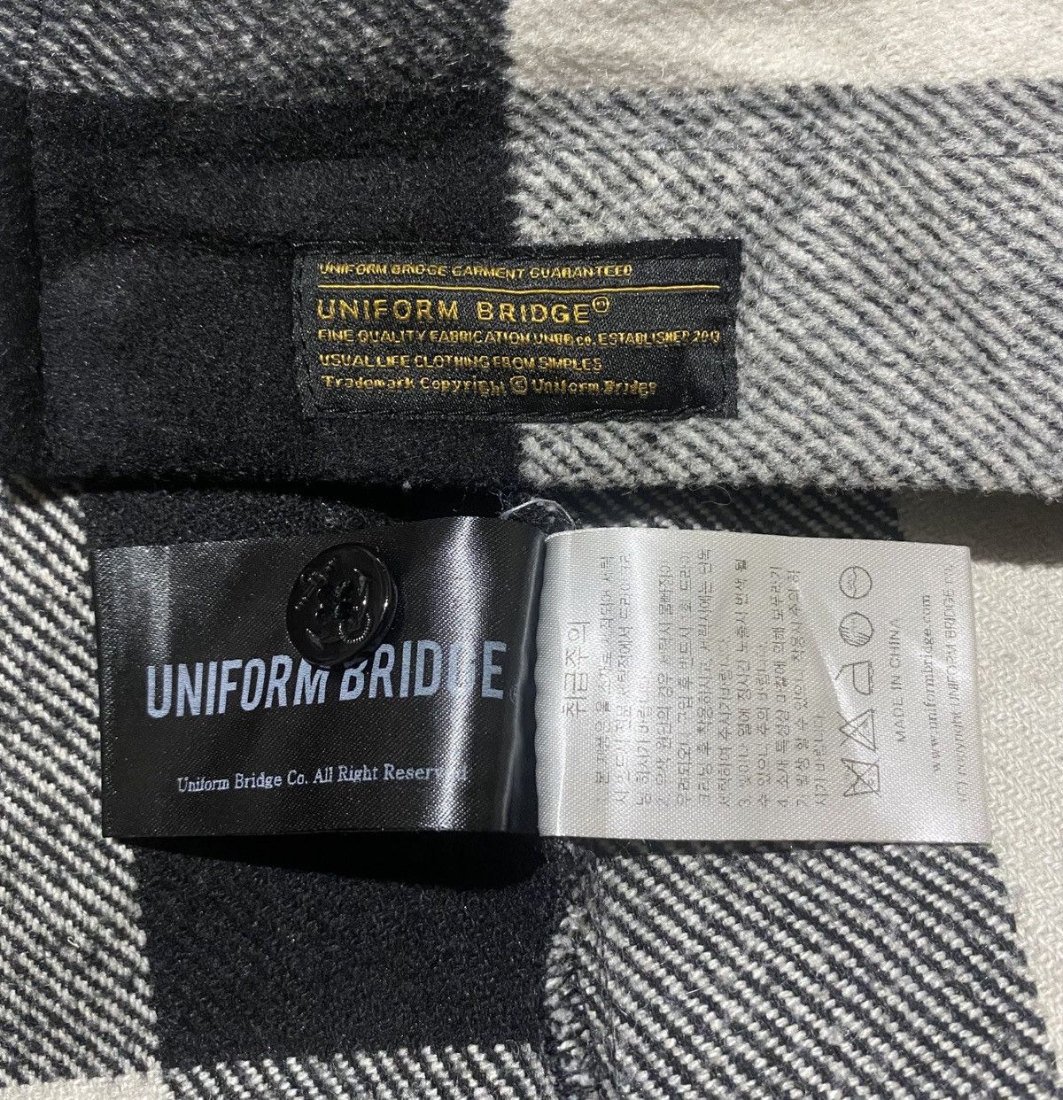 Uniform Bridge Uniform Bridge Wool Flannel Button Ups Size US L / EU 52-54 / 3 - 6 Thumbnail
