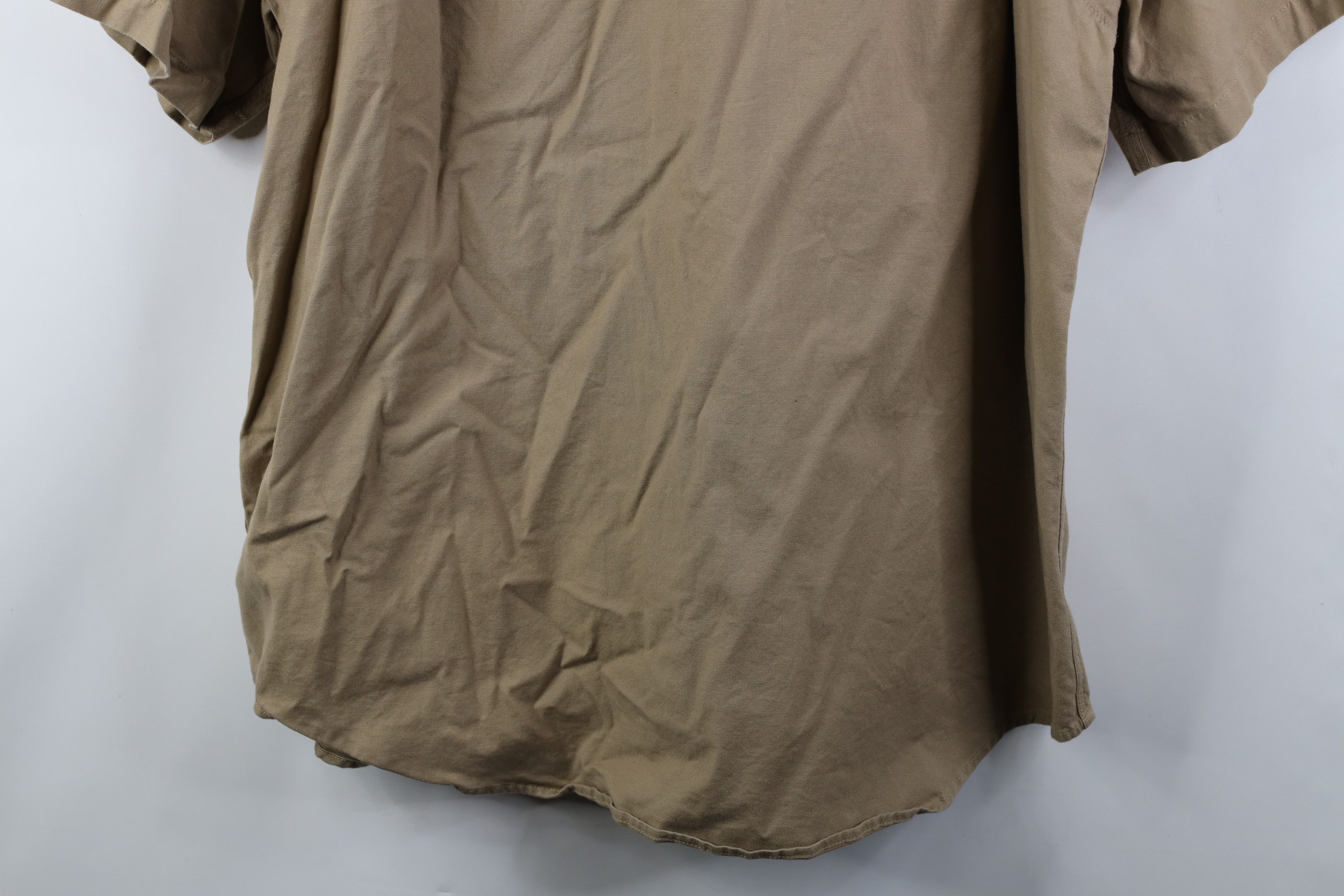 Carhartt Vintage Y2K Carhartt Heavyweight Short Sleeve Button Shirt Size US XXL / EU 58 / 5 - 12 Thumbnail