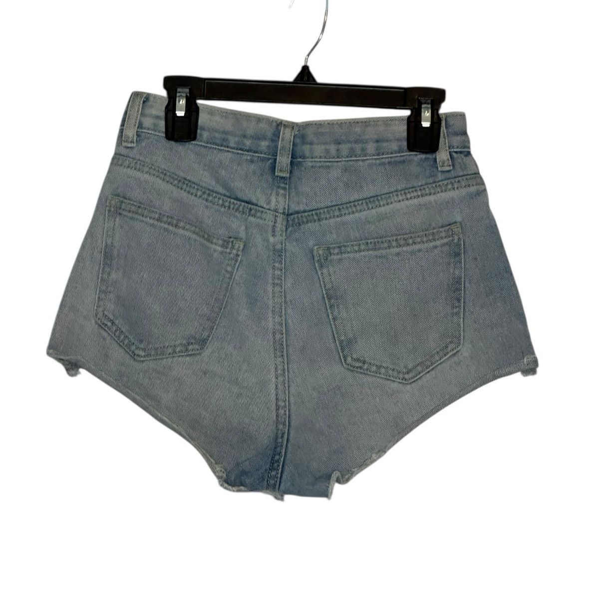 PrettyLittleThing PrettyLittleThing Blue cut off jean shorts size 2 Size 26" / US 2 / IT 38 - 2 Thumbnail